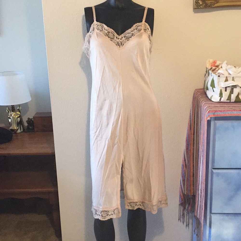 Vintage Olga Tan Slip (34)